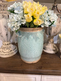 Blue flower vase-small
