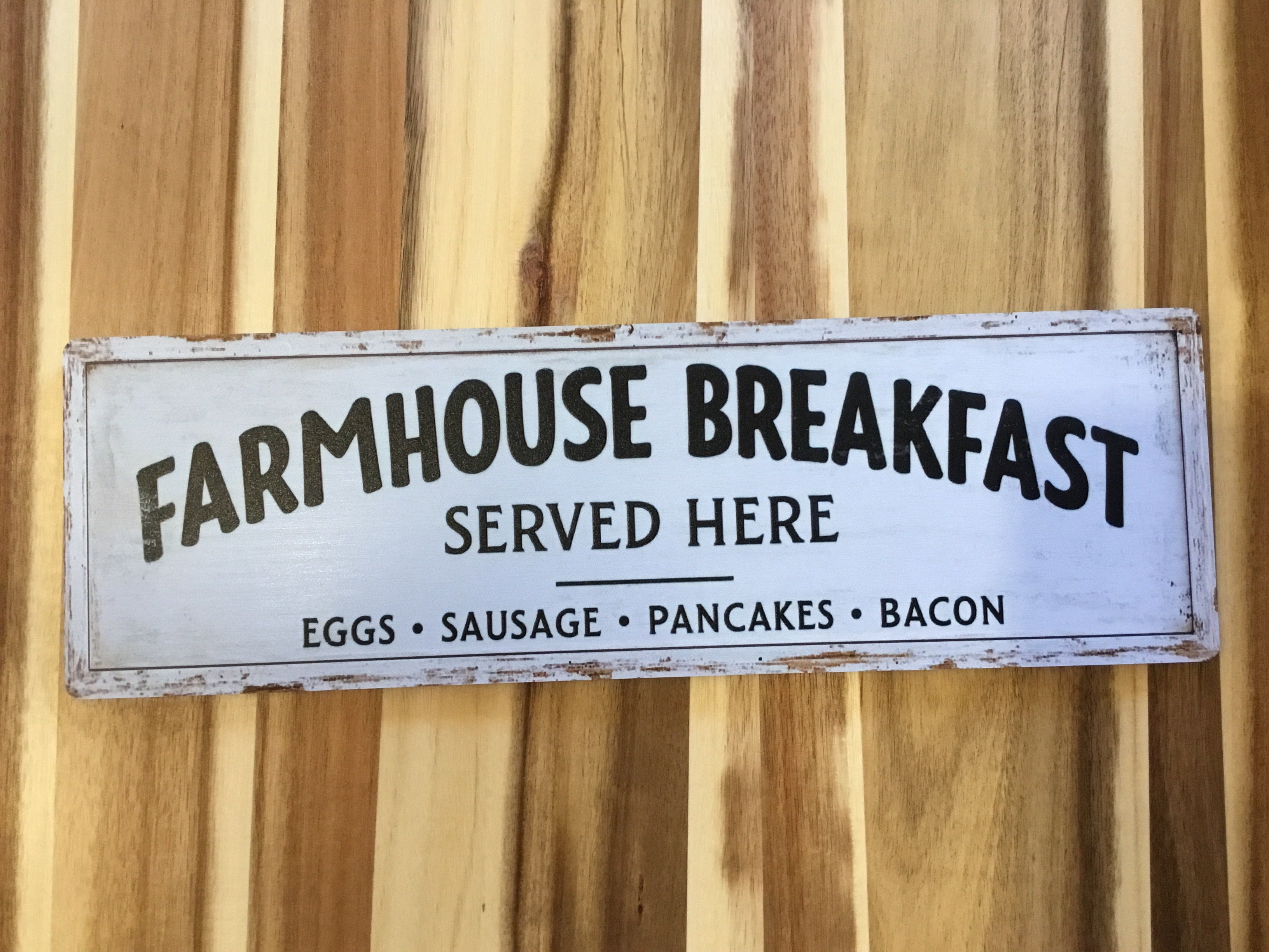 Farmhouse sign