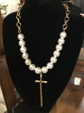 Gold Cross Necklace