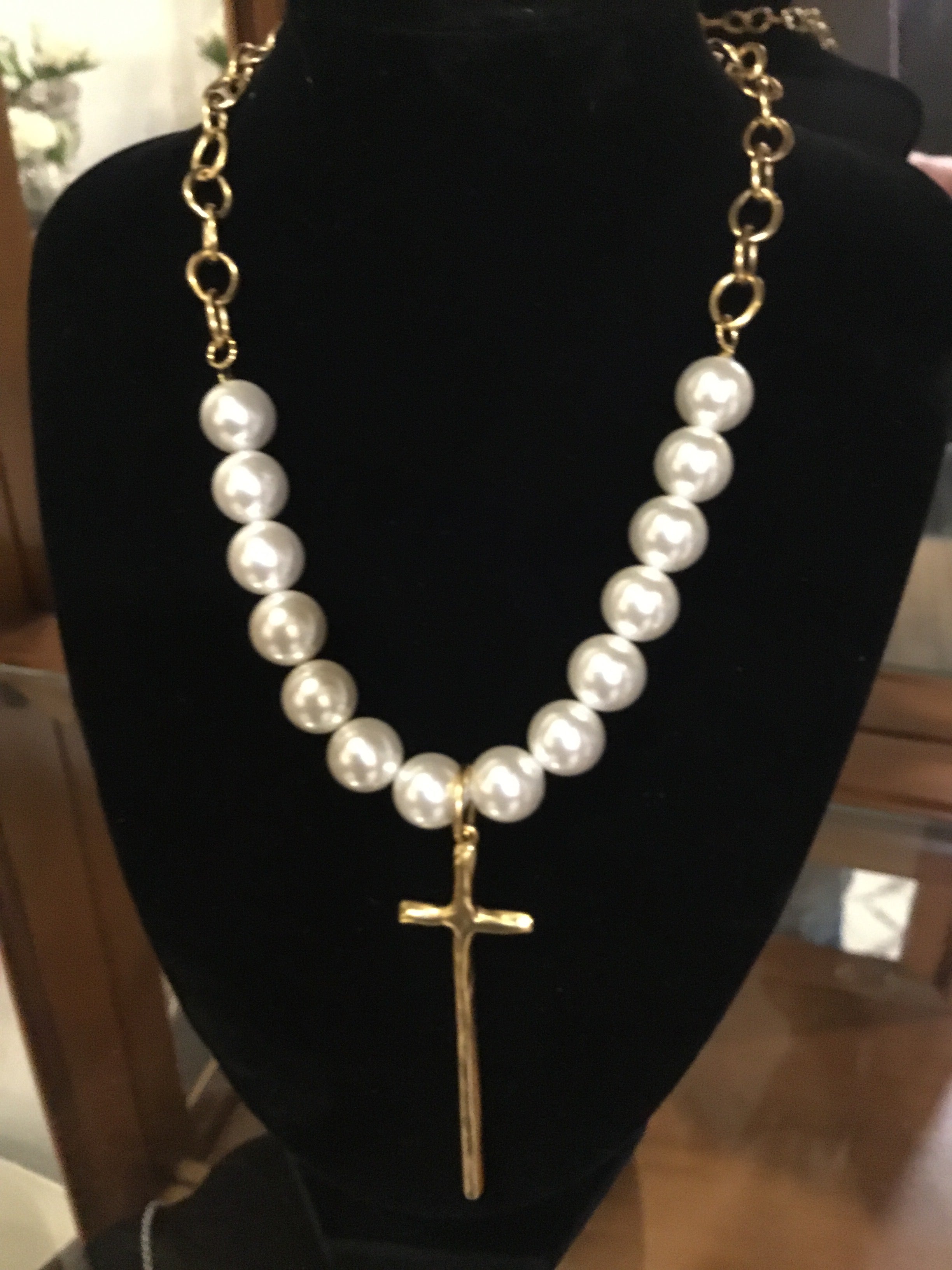 Gold Cross Necklace