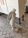 A&B home Tall white standing rabbit