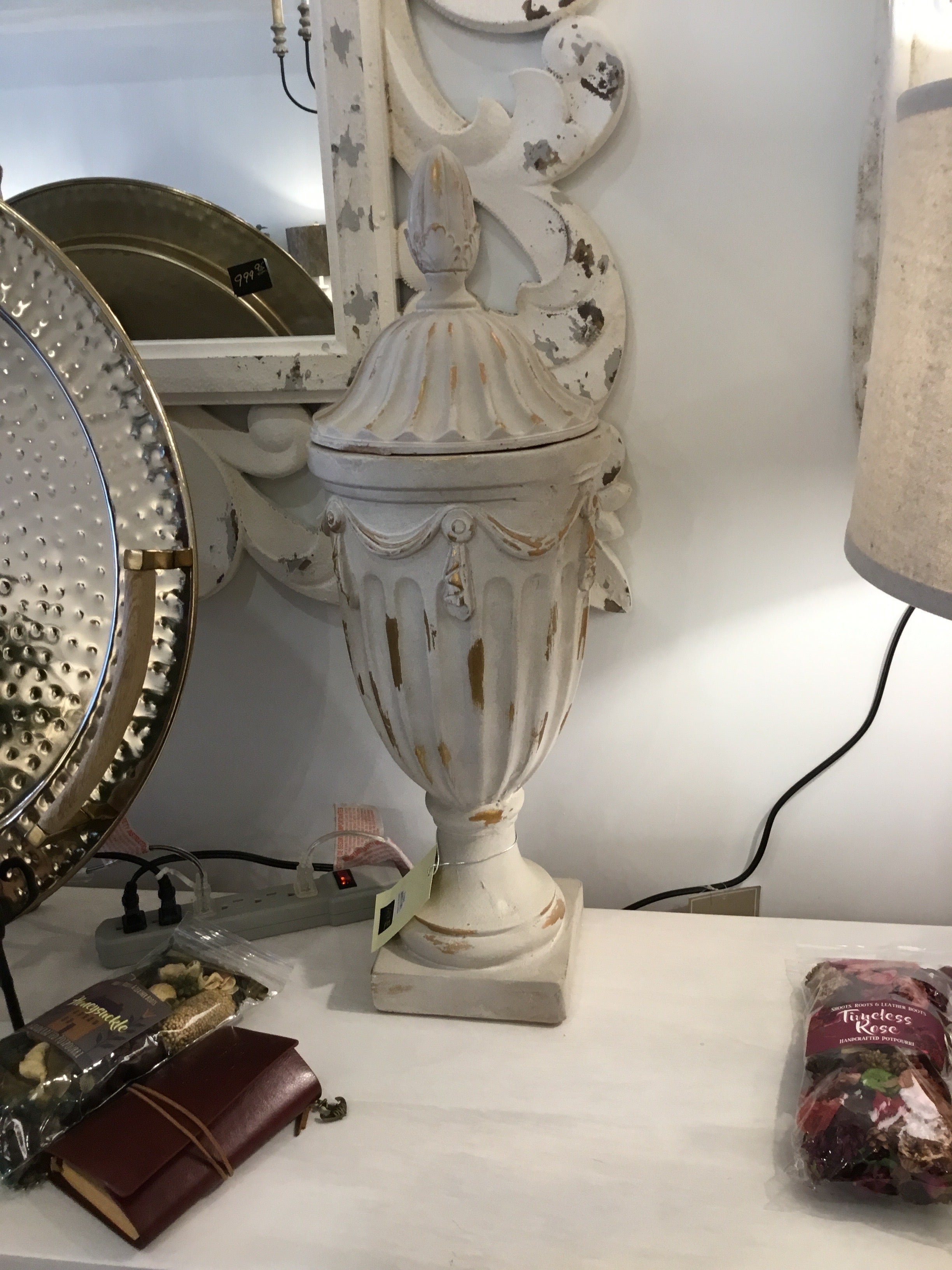 Ceramic concrete vase