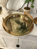 Brass gold tray