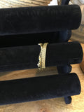 Gold bracelet set of three