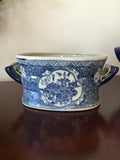 Small blue and white antique pot (foot bath)