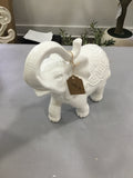 White elephant with design statue