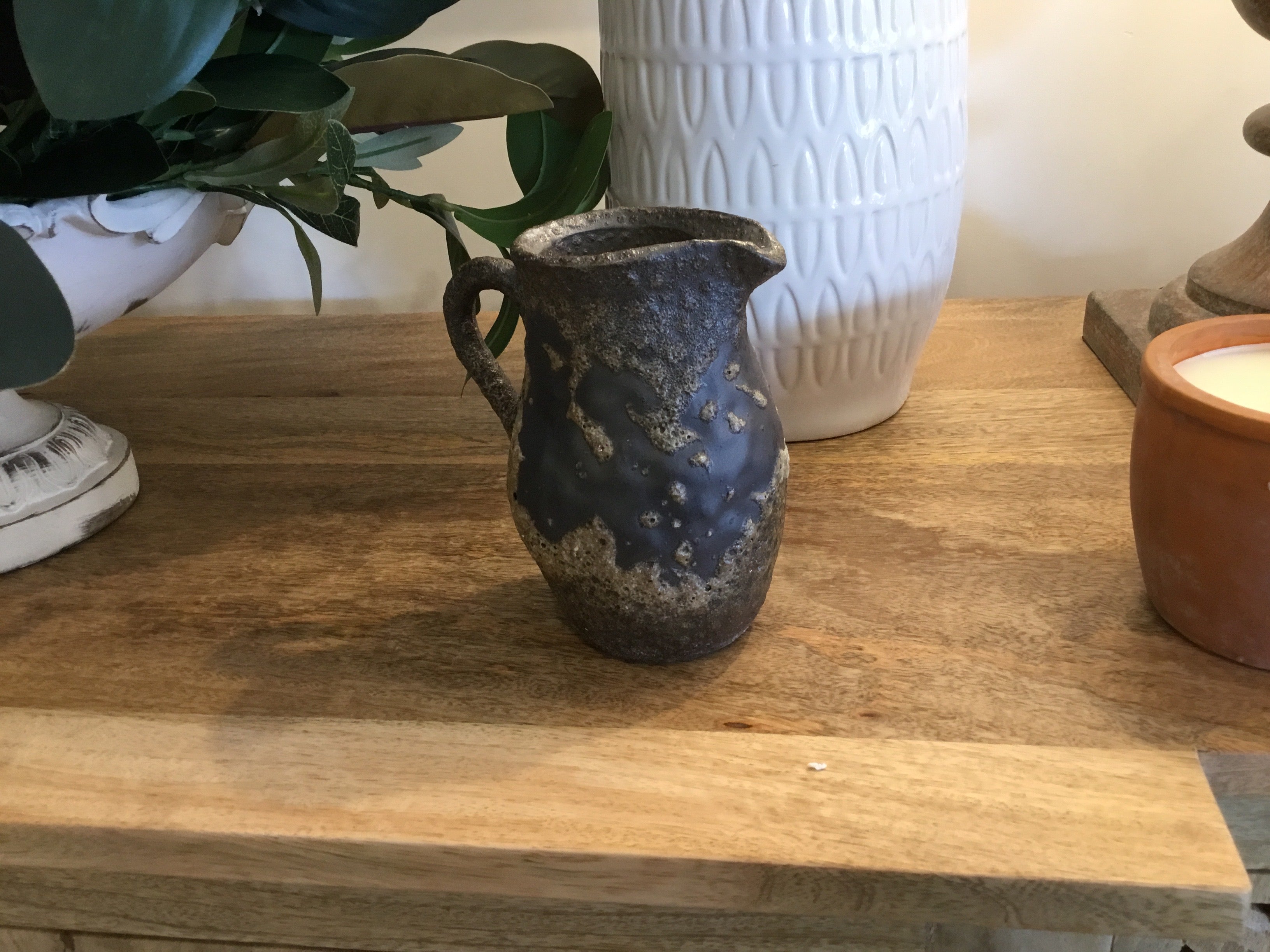 Small black pitcher