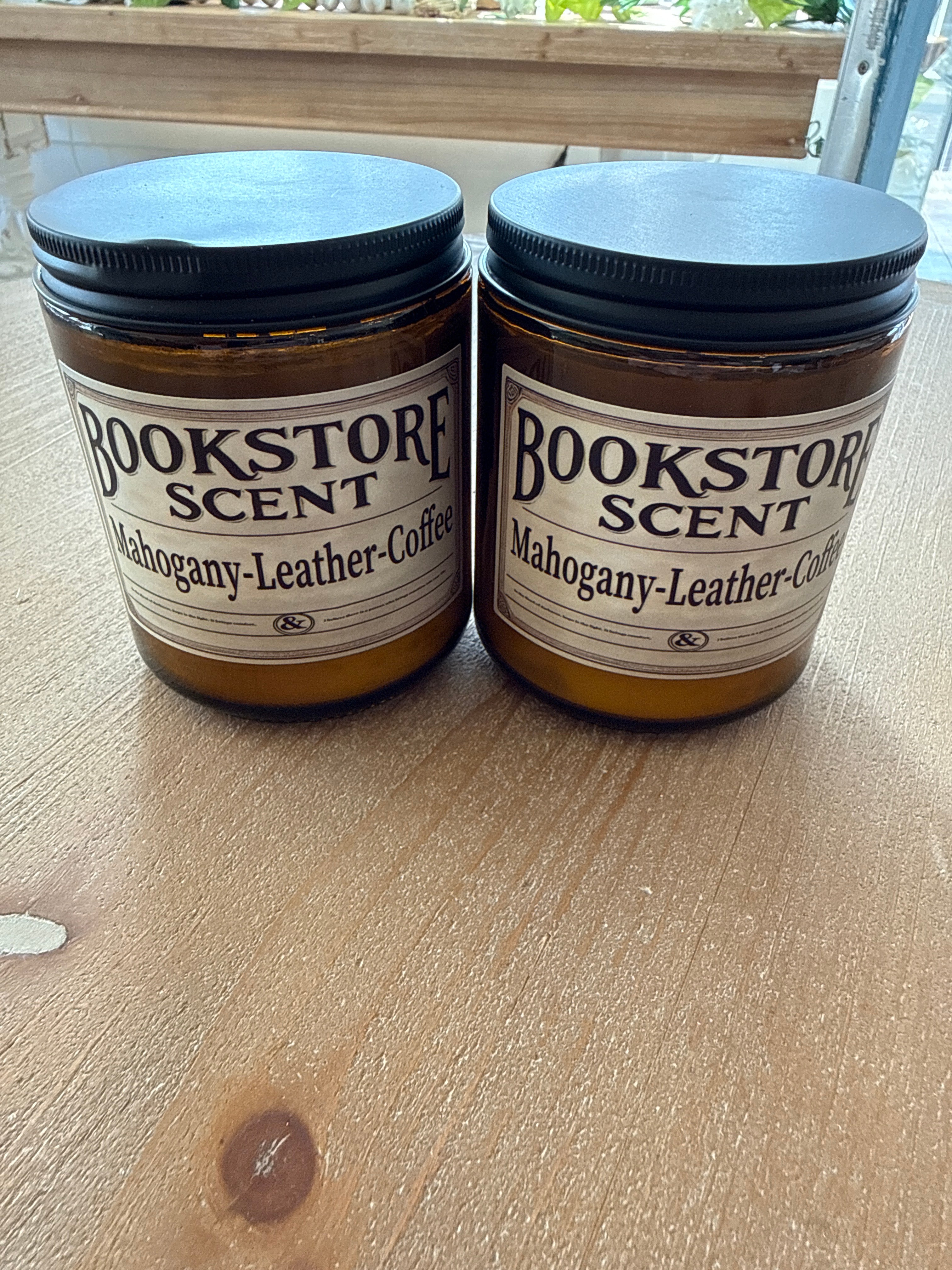 Brookstore Scent mahogany leather coffee