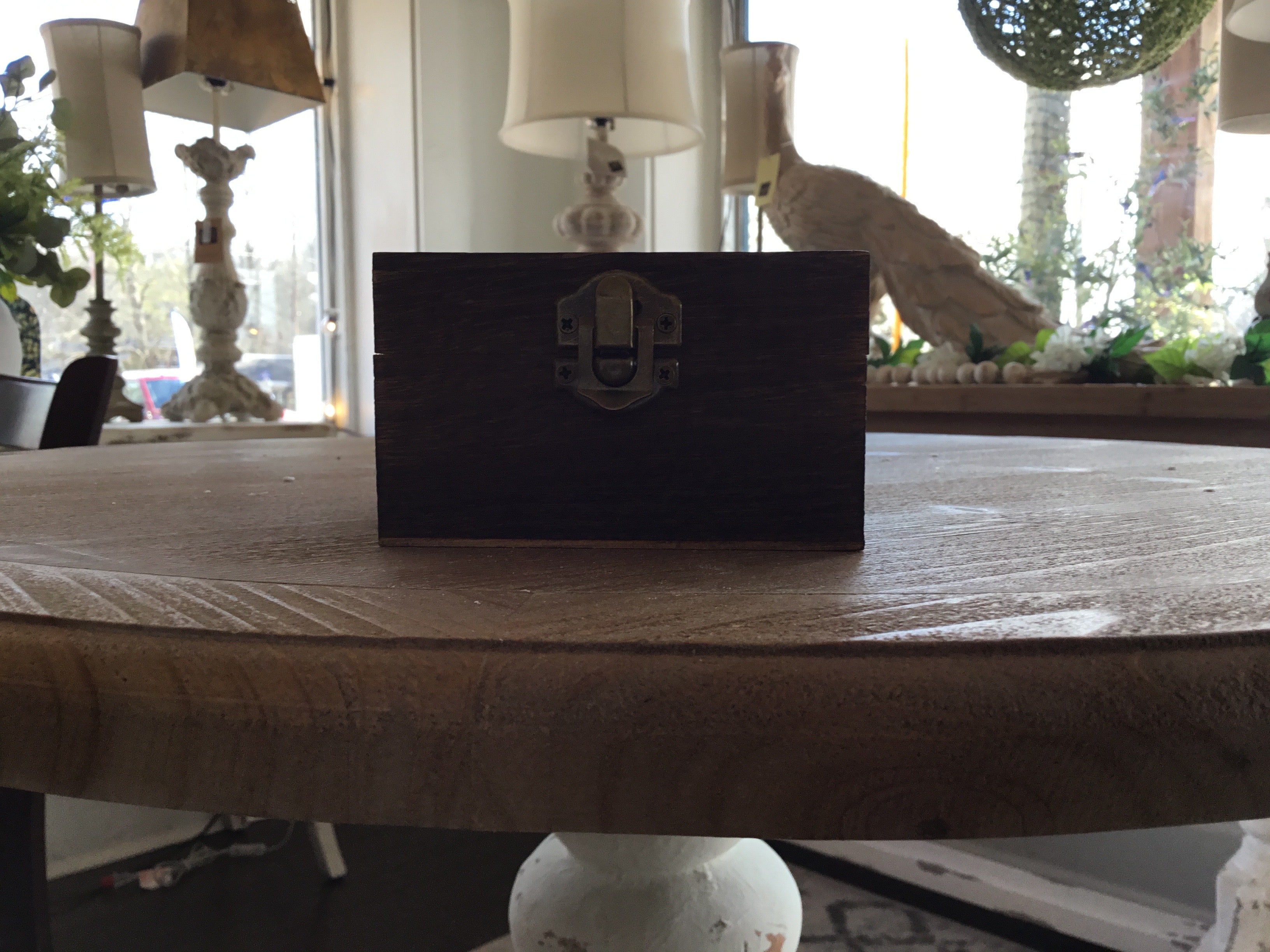Small wooden box