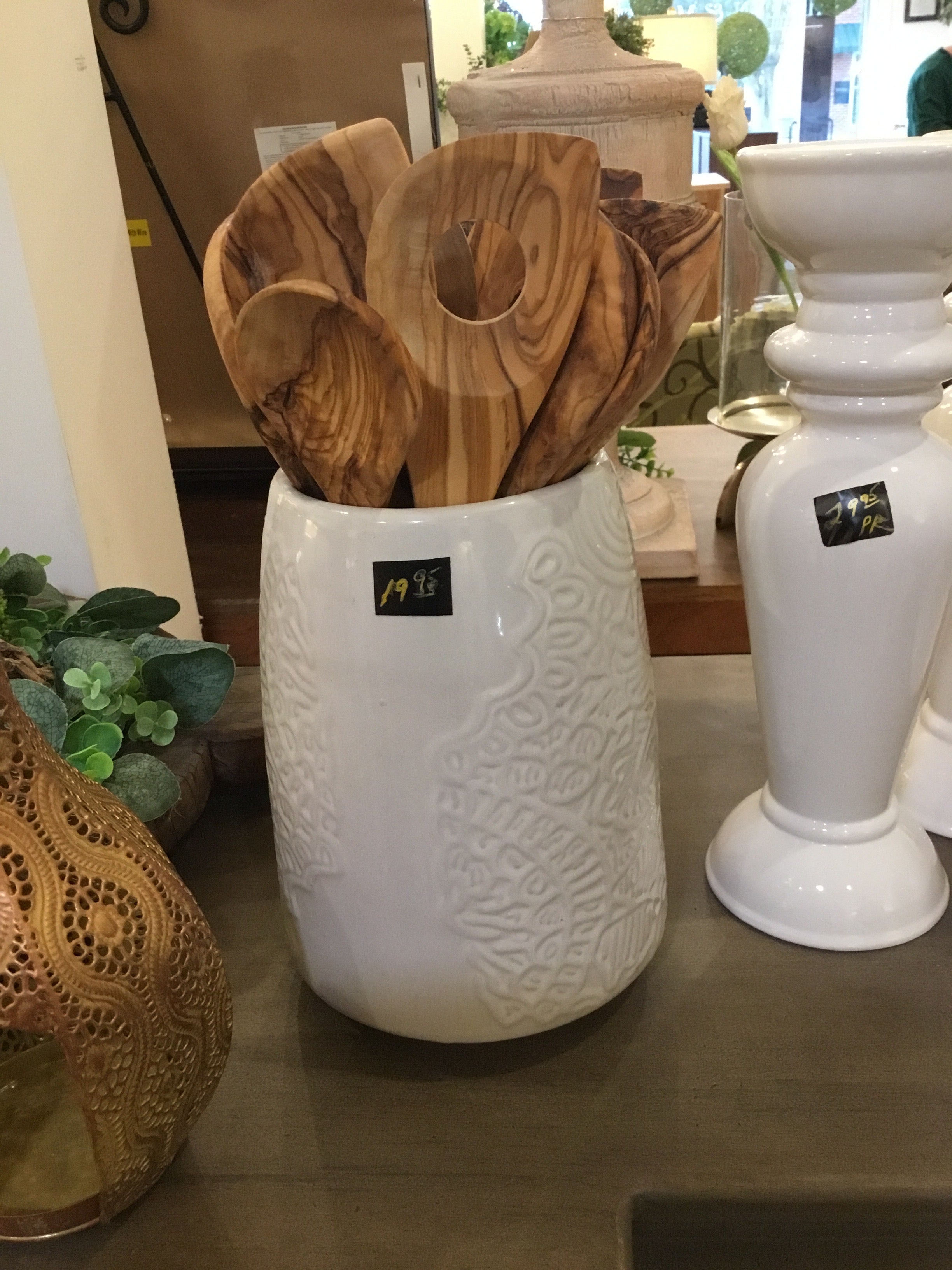 White small vase