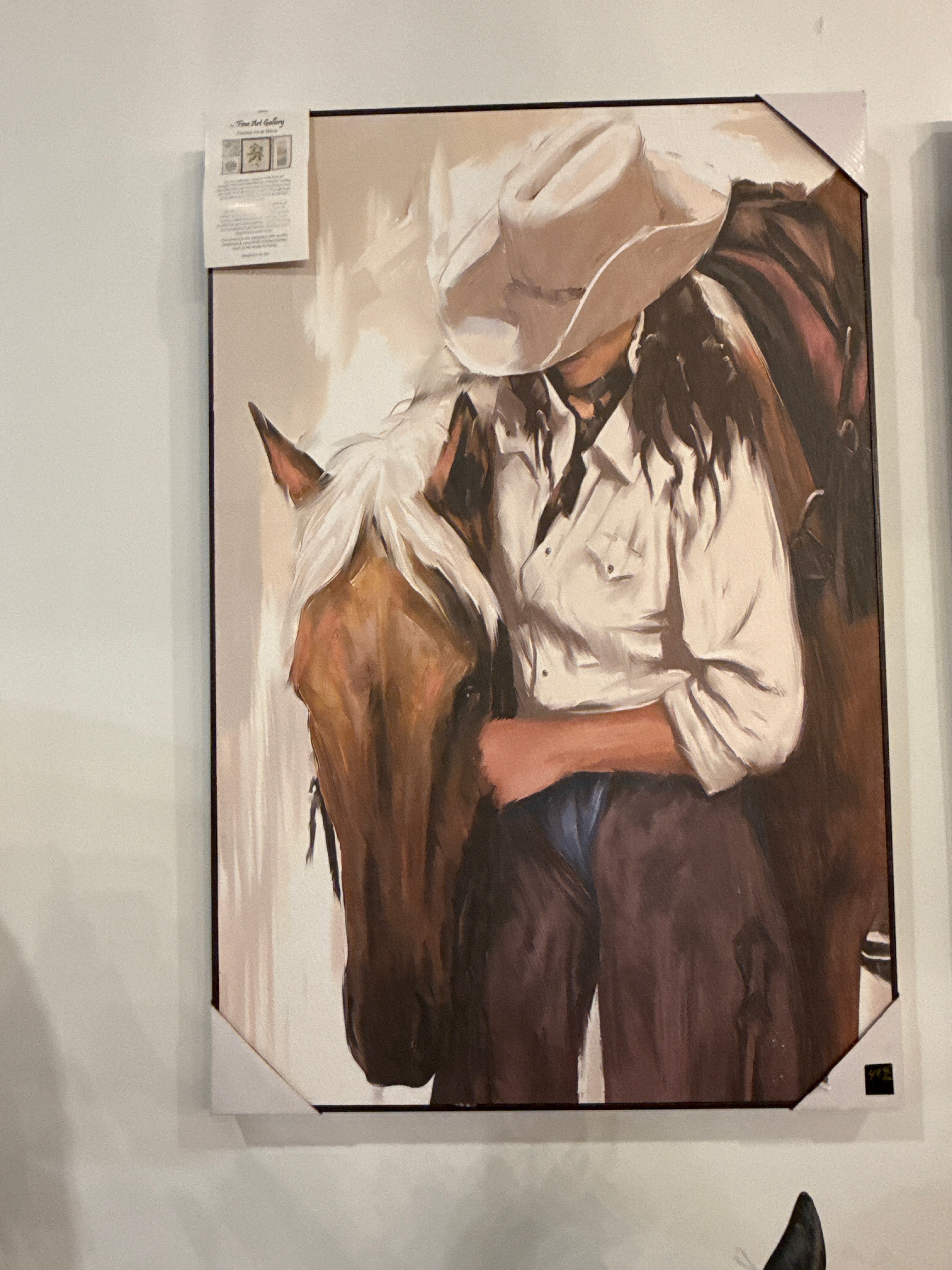 Cowgirl and horse