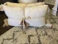 White decorative pillow