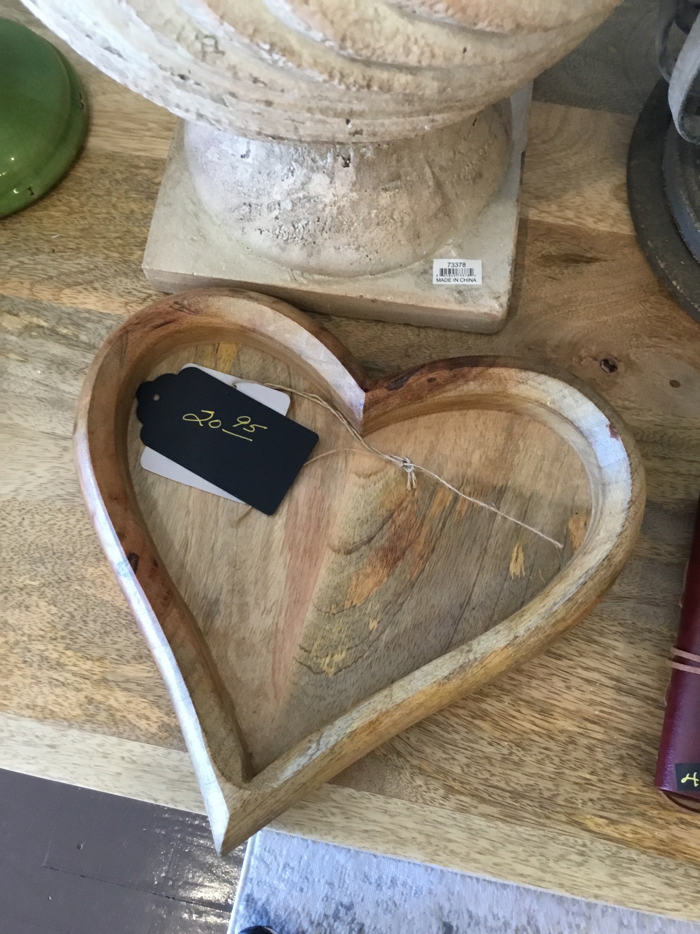 Wooden Heart bowl