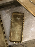 Gold serving tray small