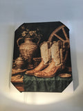 Cowboy boot painting