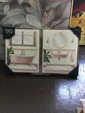 August living pink bathroom set