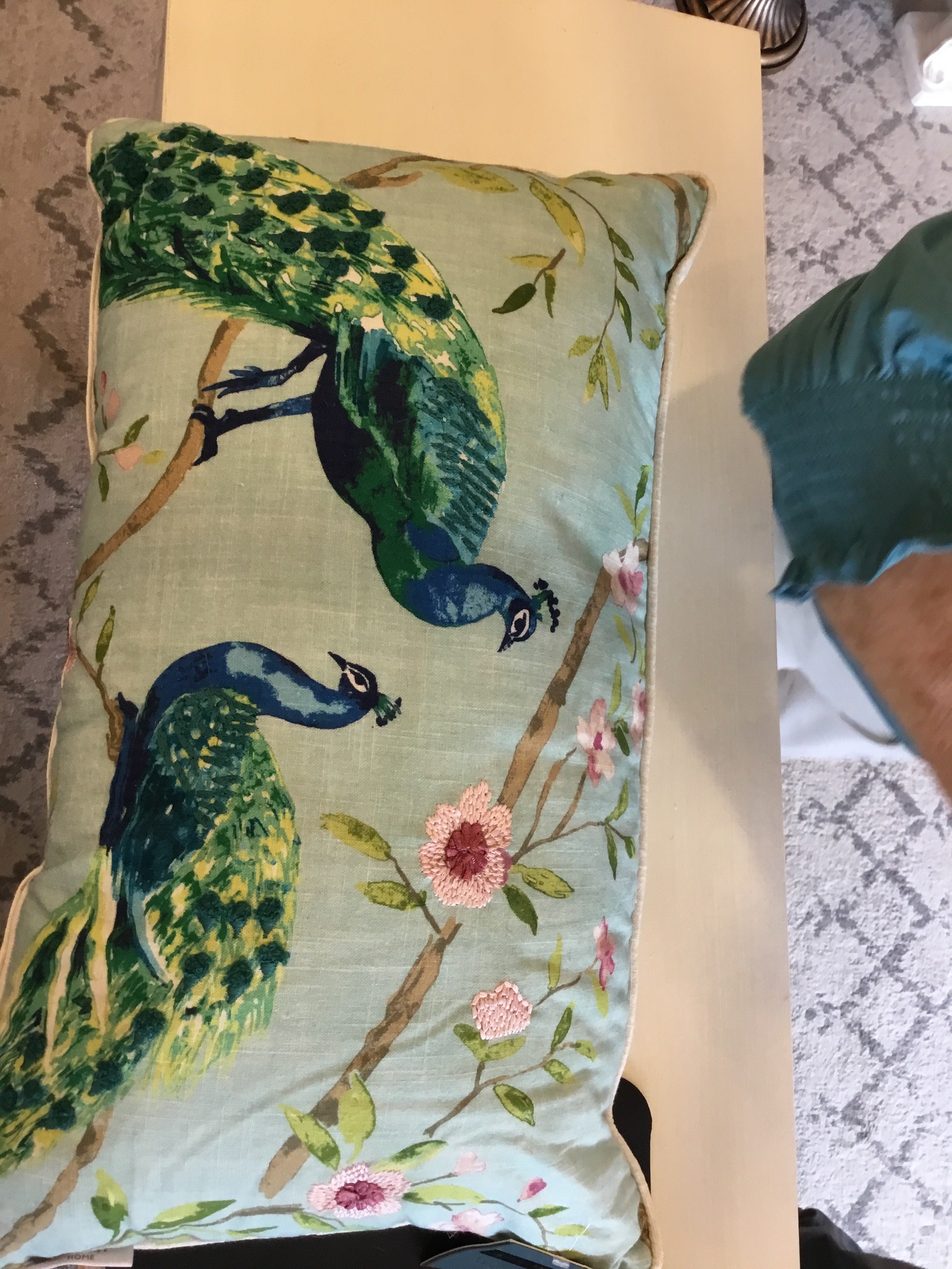 Peacock Pillow