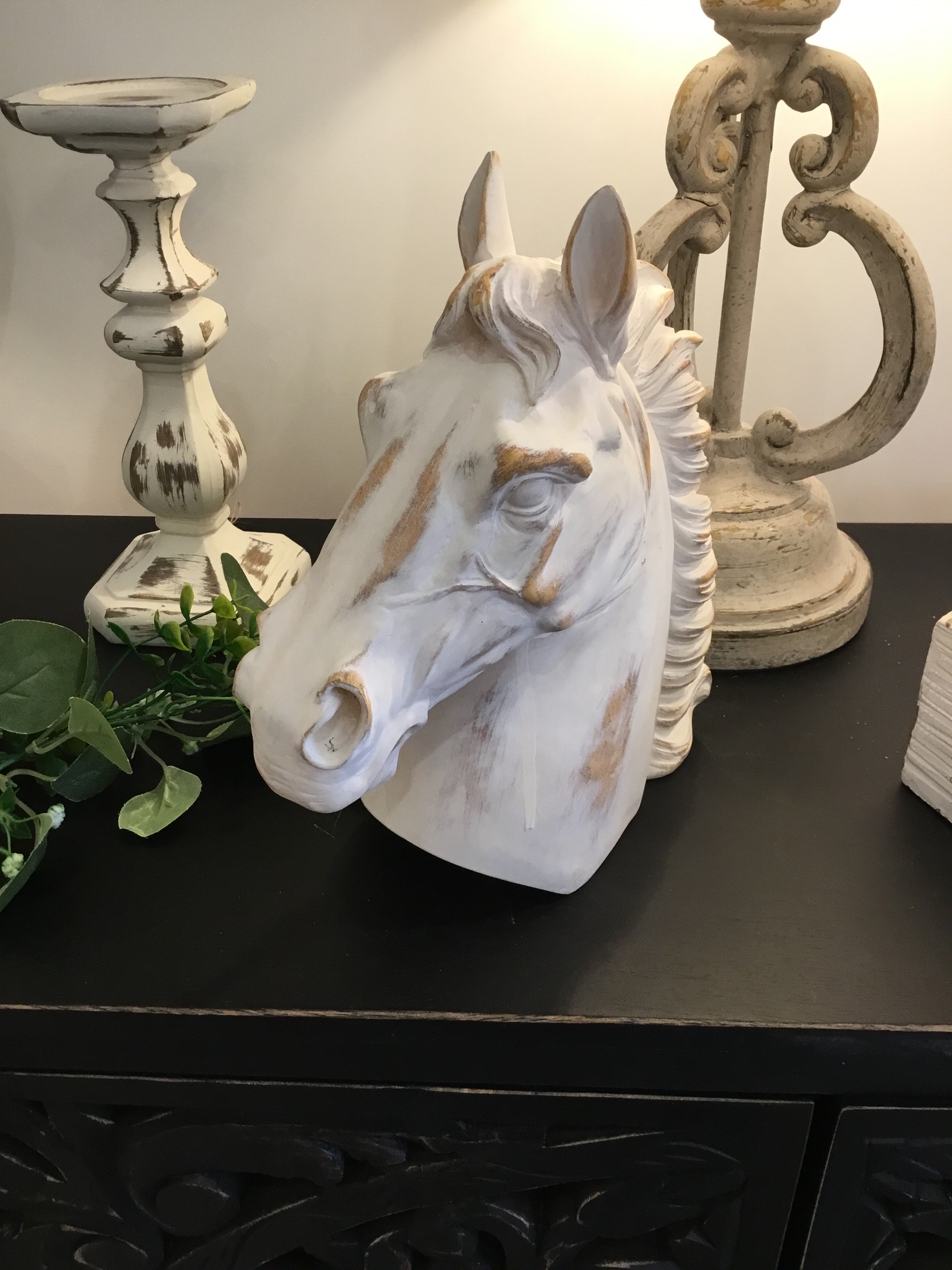 Small white horse