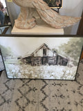 Old barn painting