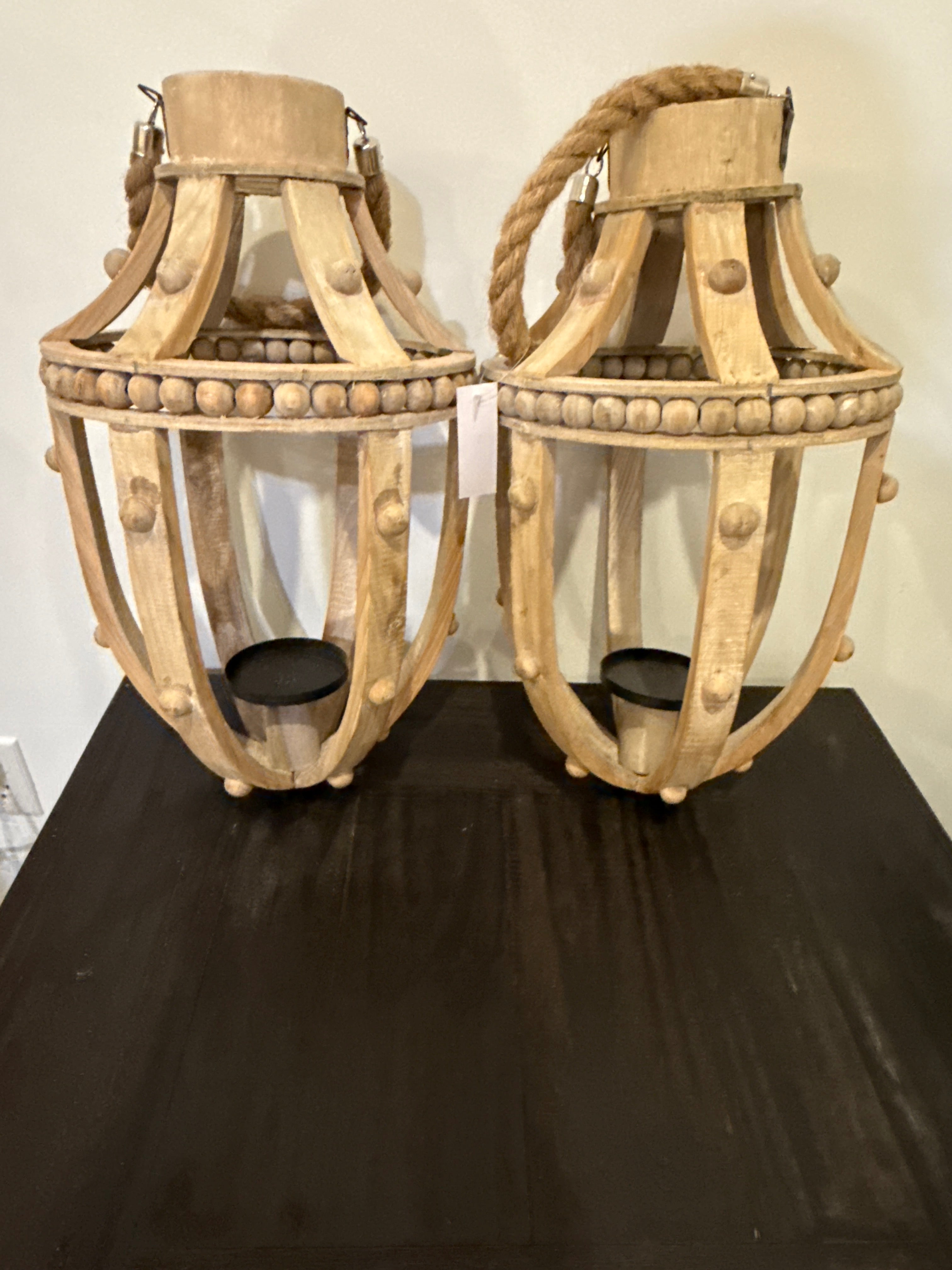 Wooden Lantern Candle holder