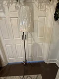Tall curved floor lamp