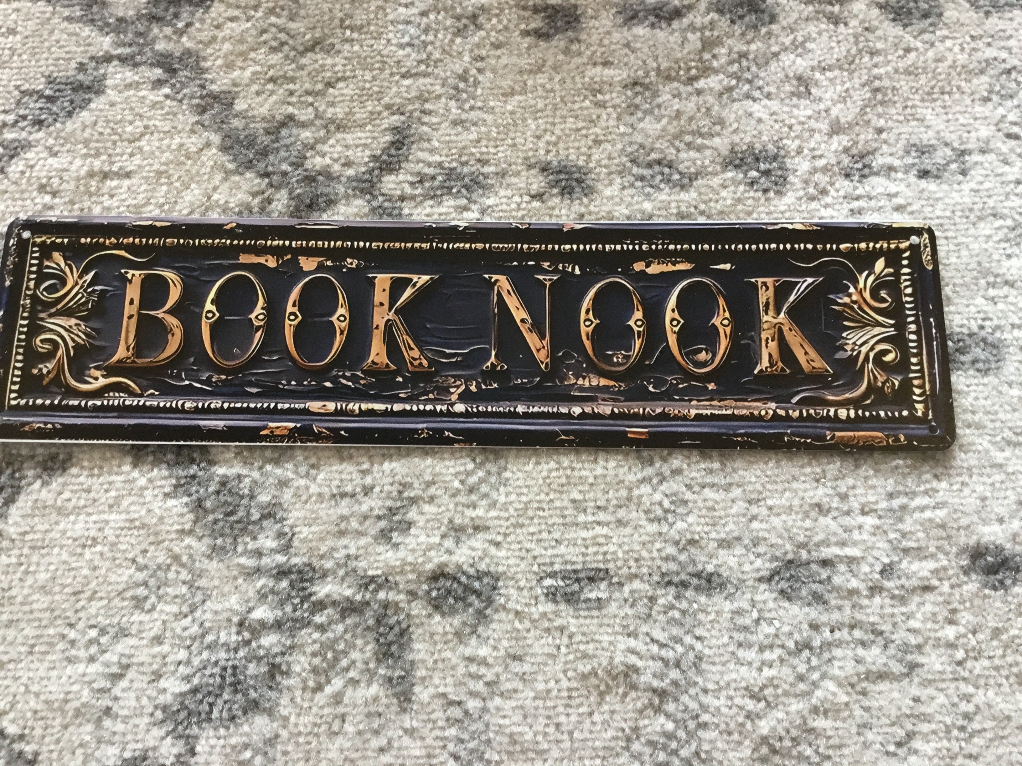 Book nook sign