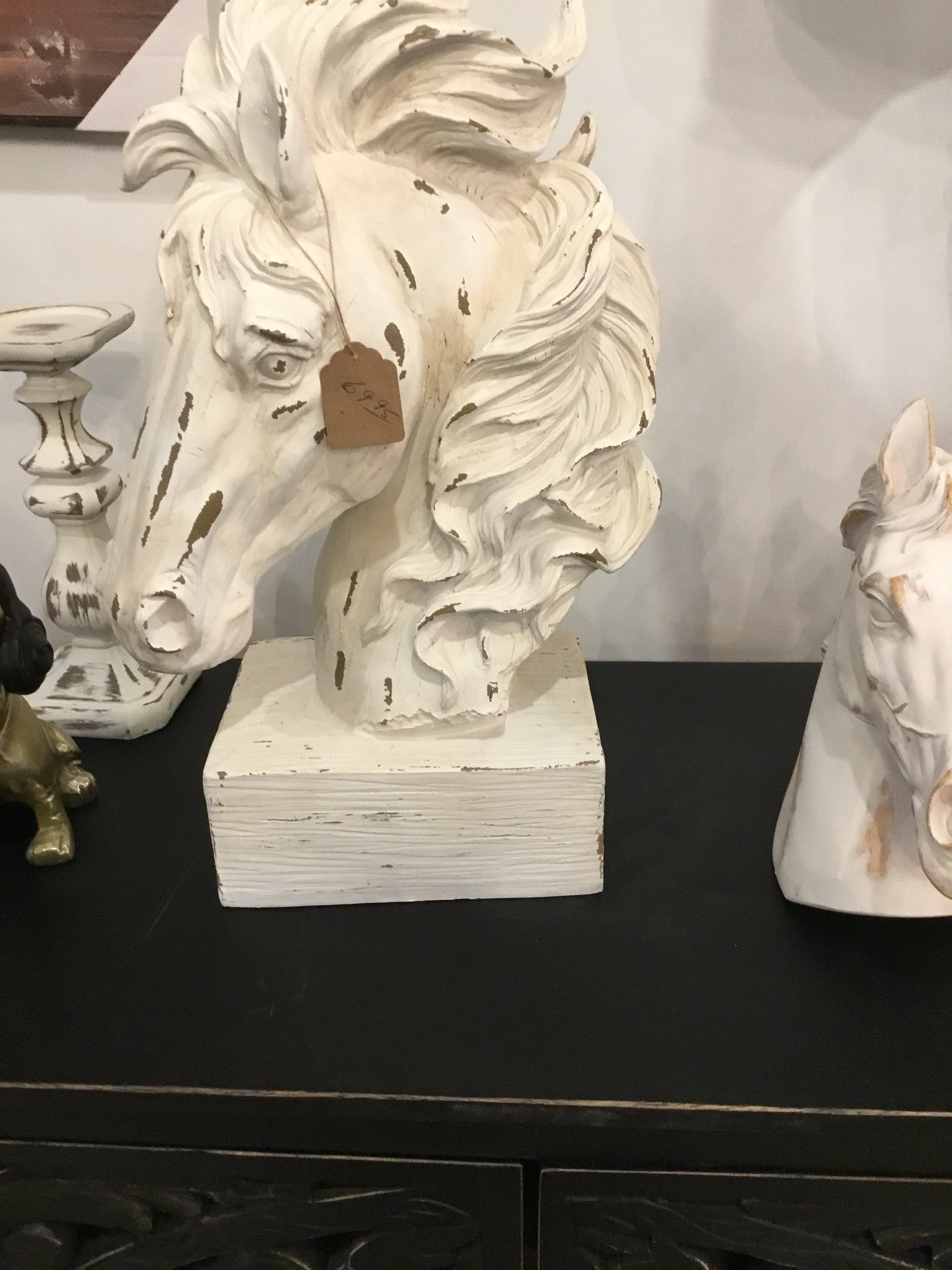 Large horse head