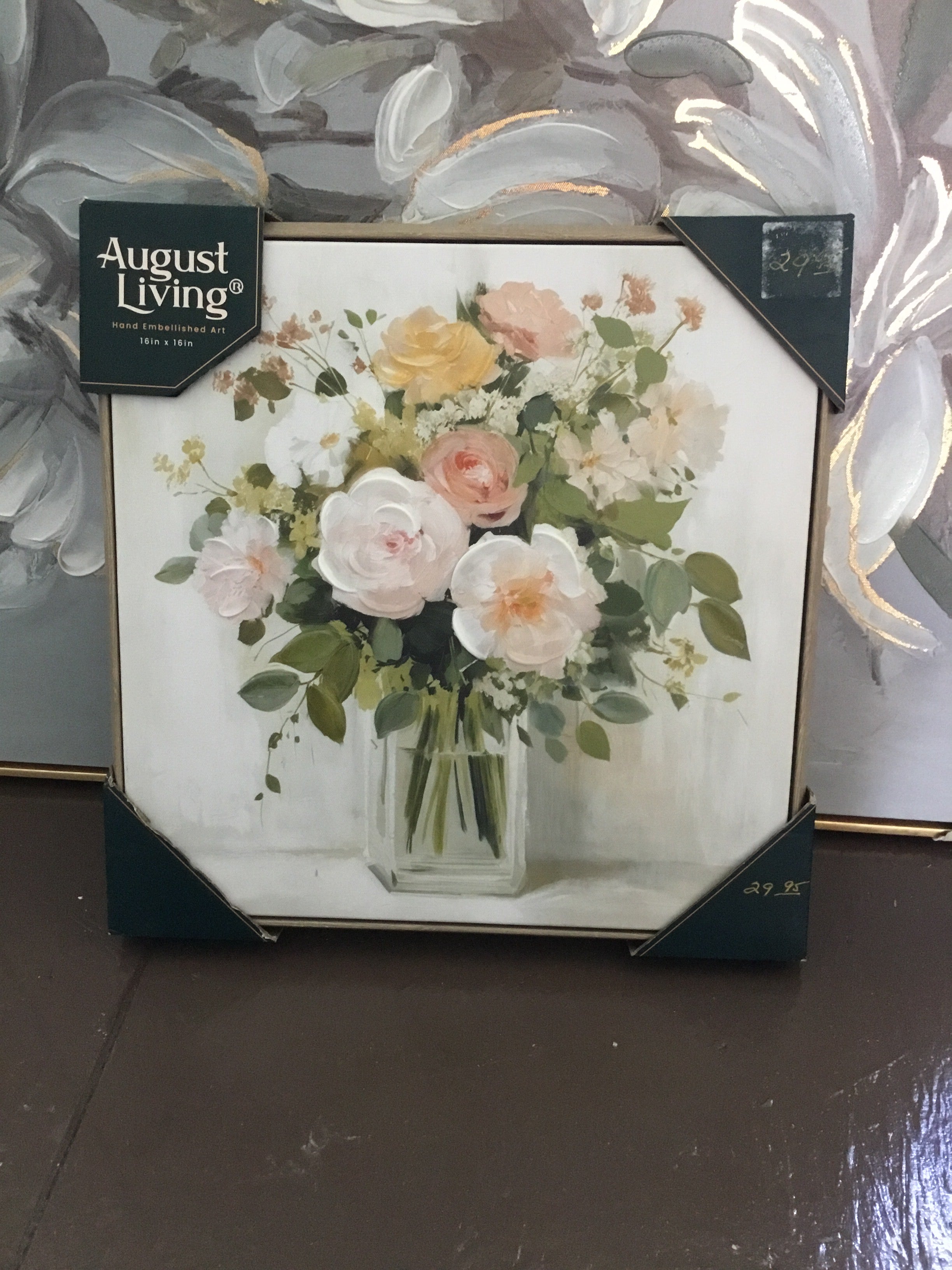 August living floral vase painting