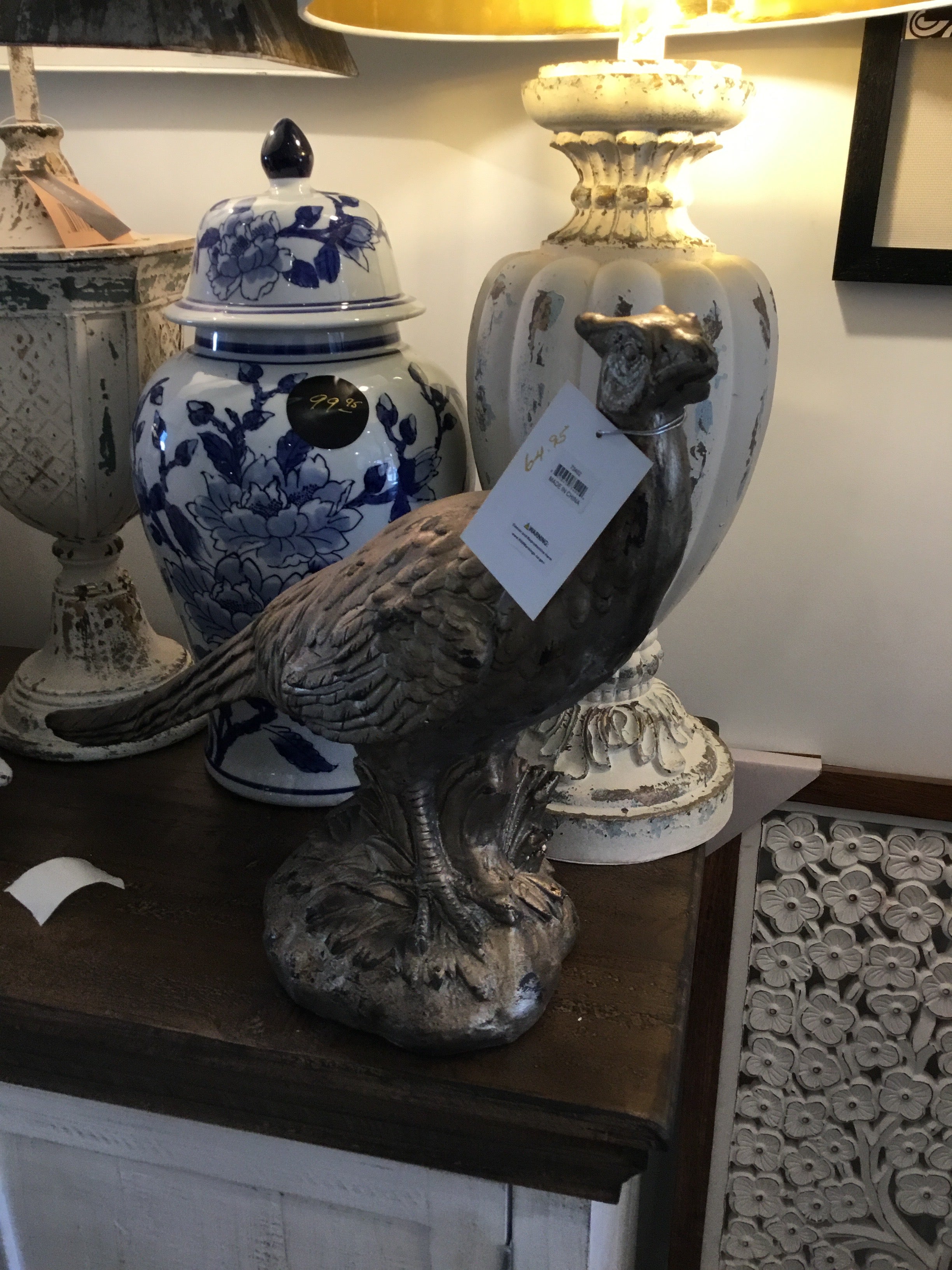 Pheasant Statue￼