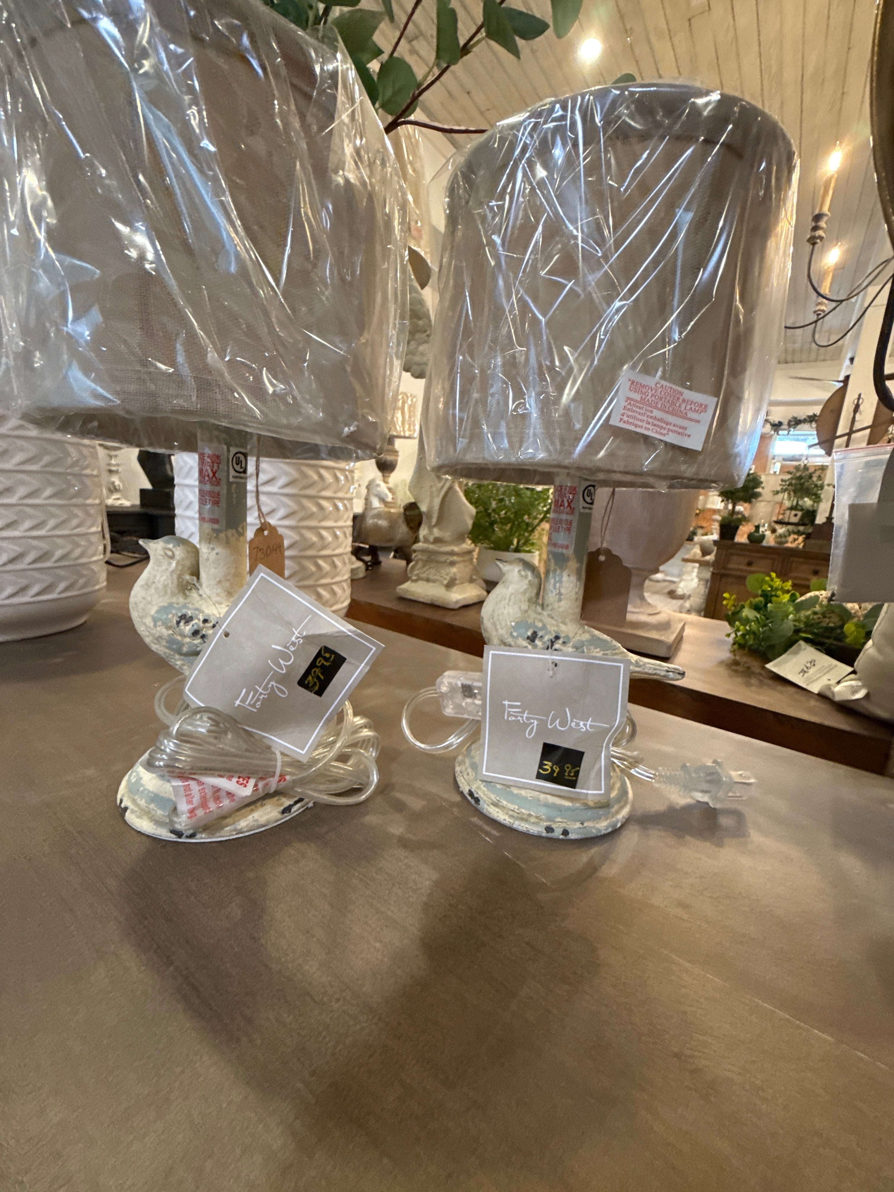 Forty West Small Bird Lamps