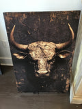 Bull painting