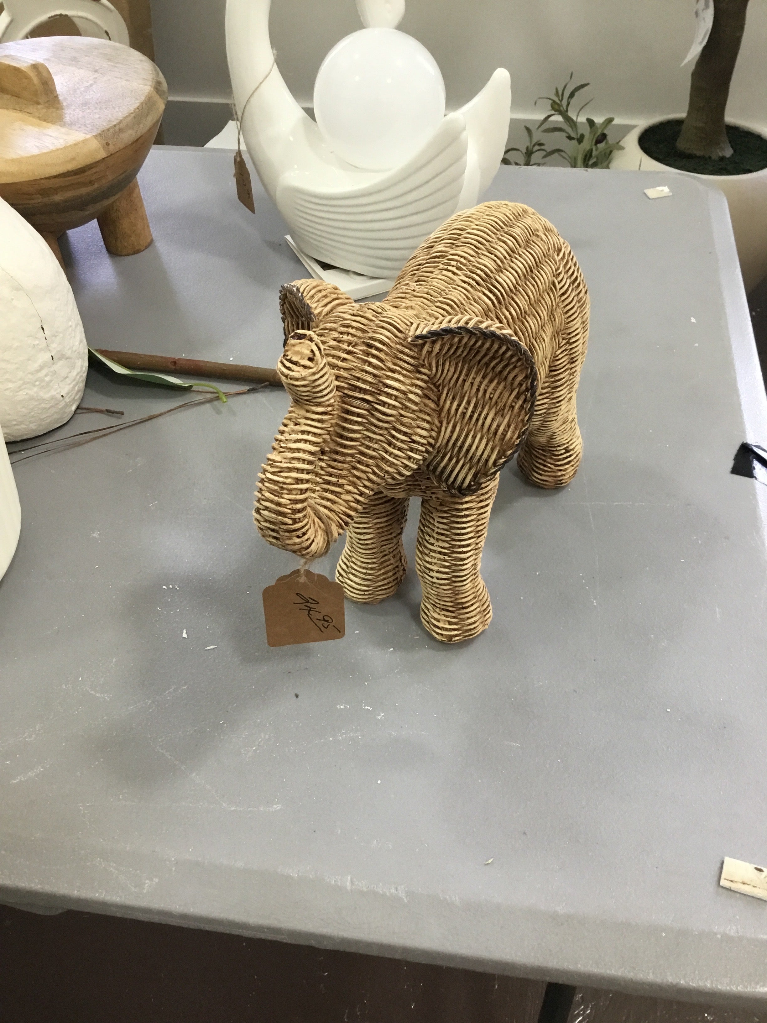 Wicker elephant