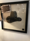 Cowboy hat shadow box