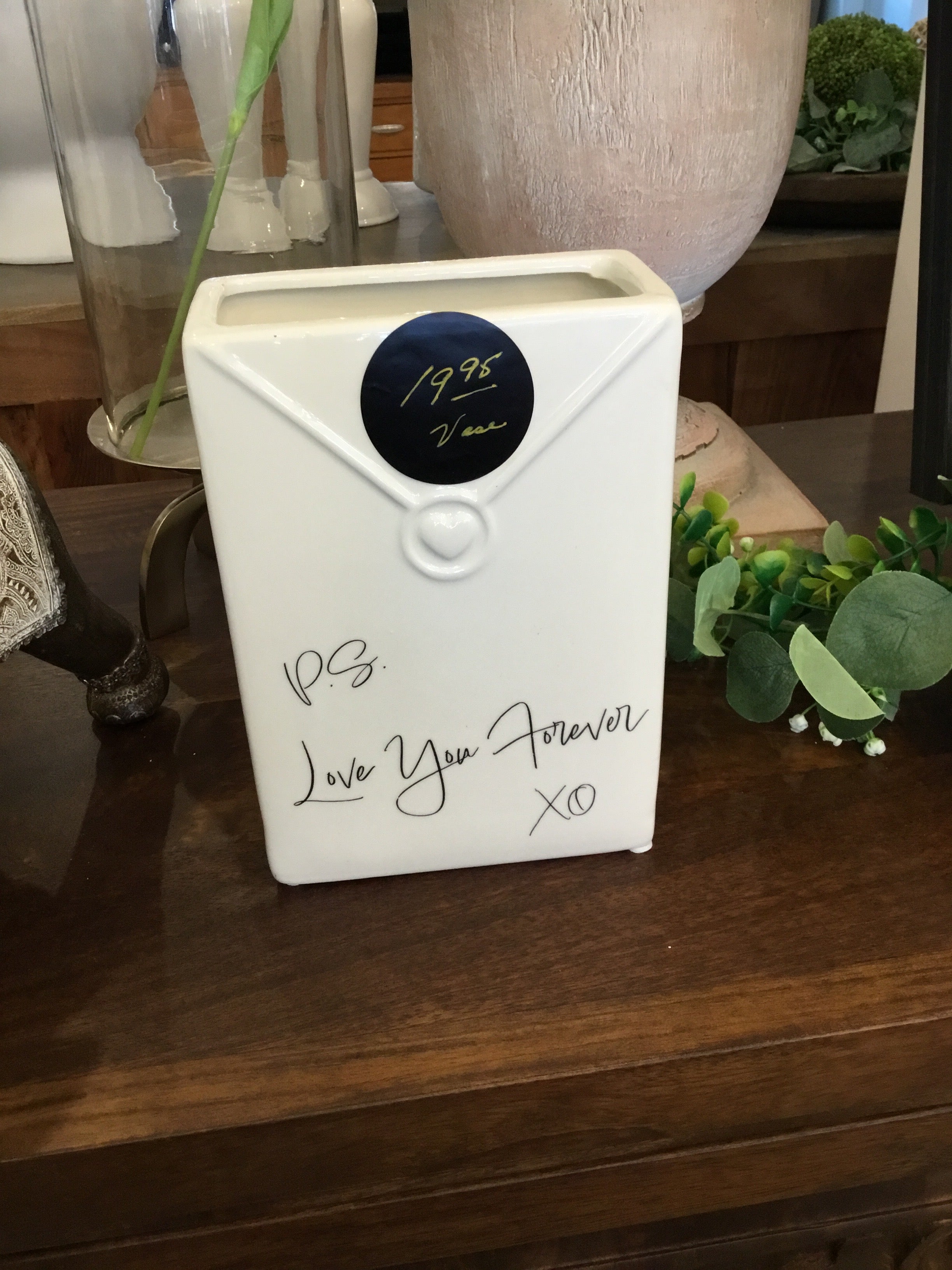 Love you forever vase