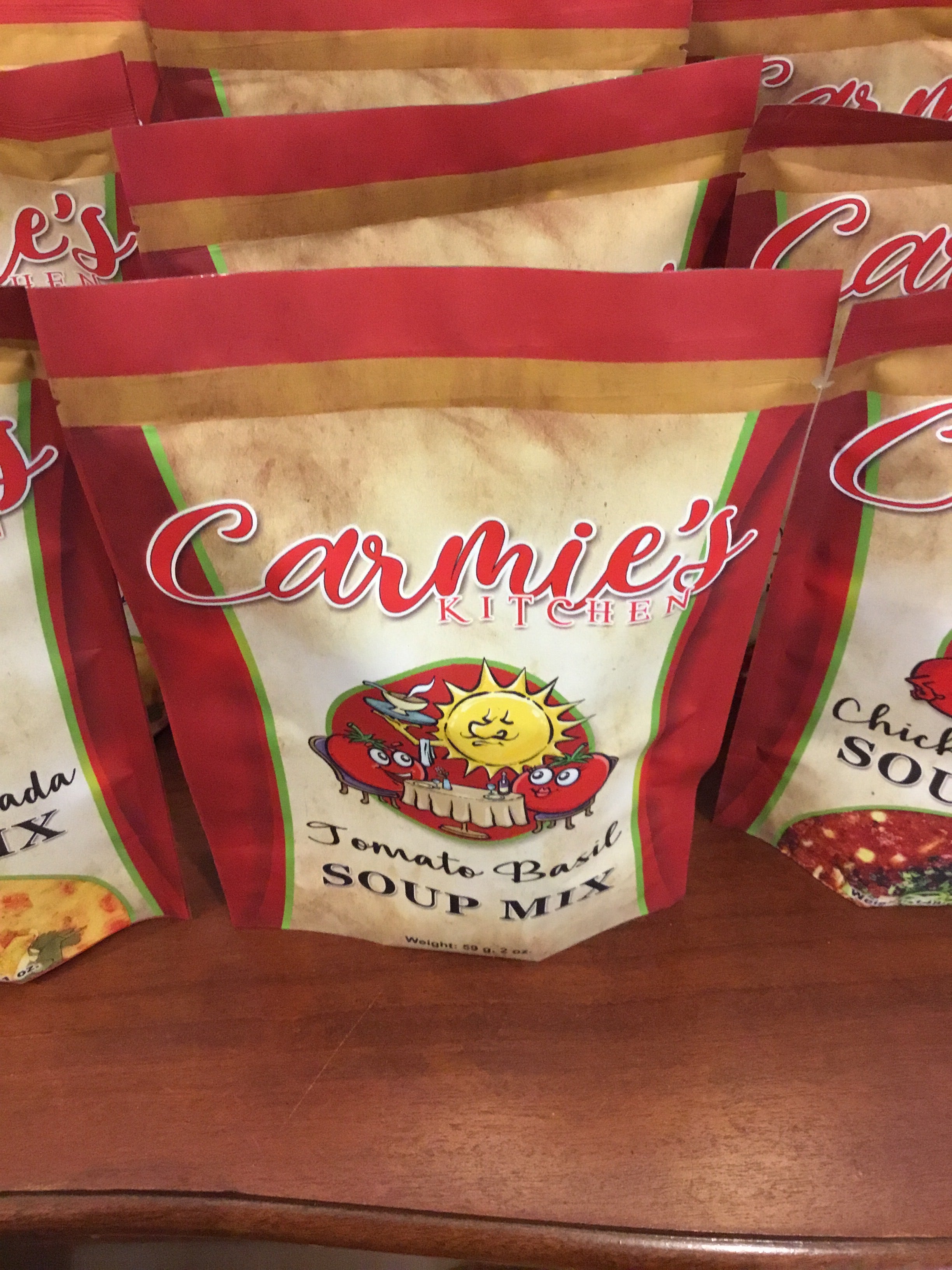 Carmine’s Kitchen tomato basil soup mix