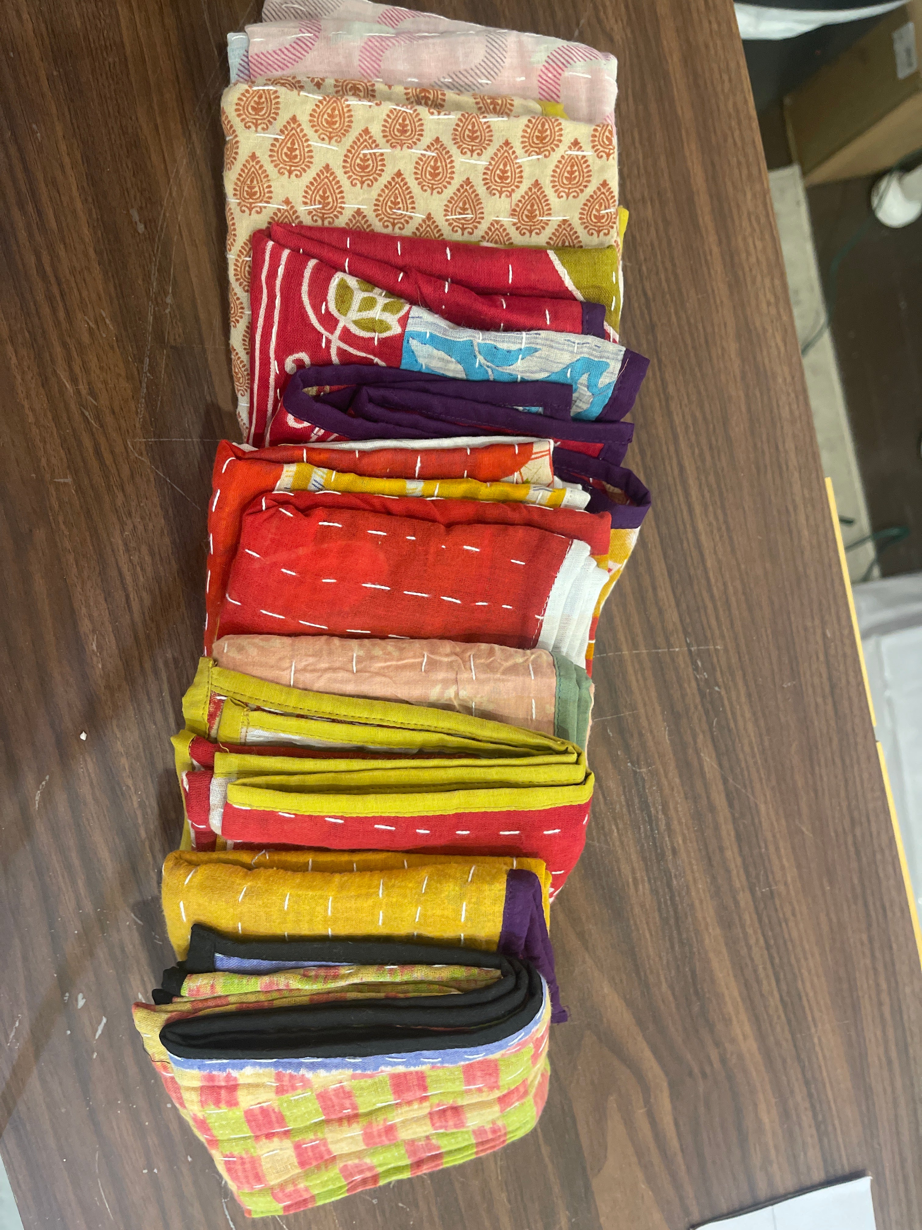 14x14 quilted Hand Towels