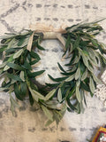 Small artificial olive weeath